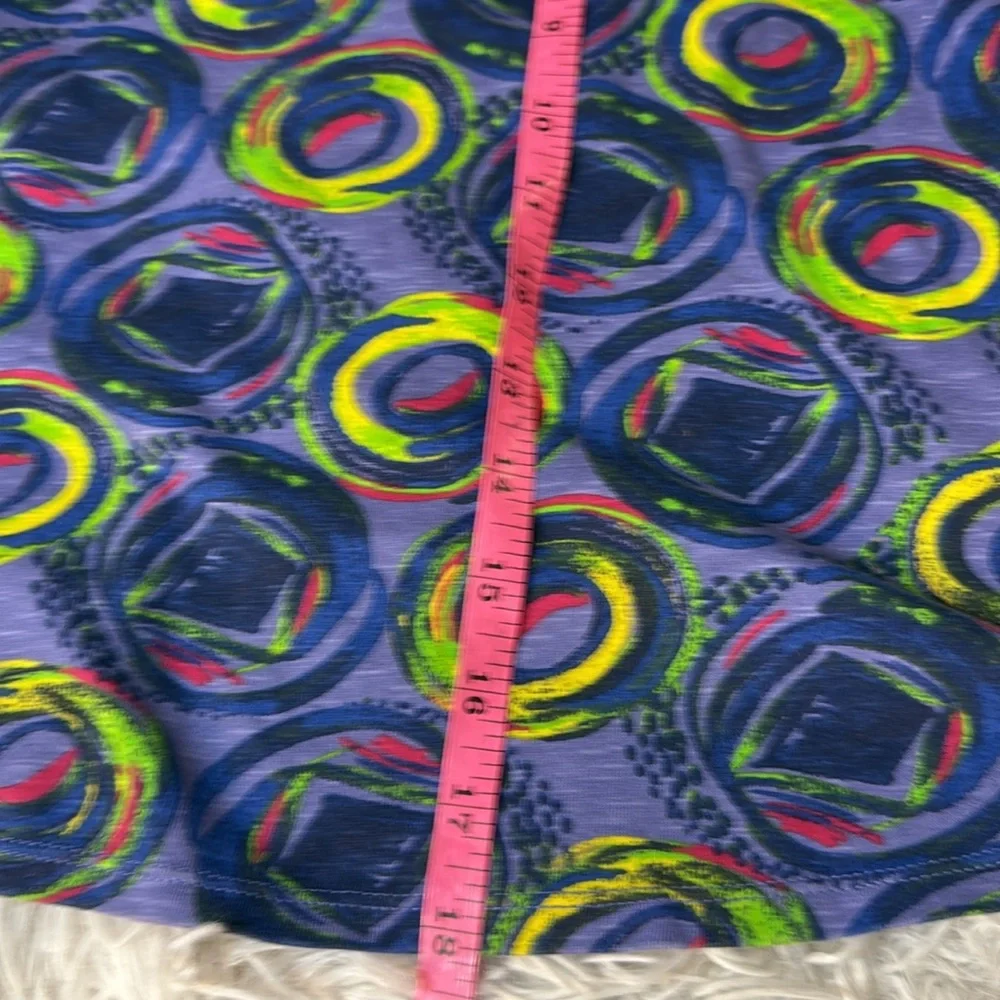 REI Skirt Womens Size Mediu Aldervale Knit Active Blue Multi Color Chambray MED